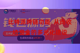 比特派跨链功能 从而收场资金的多元化建设