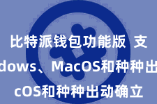 比特派钱包功能版  支撑Windows、MacOS和种种出动确立