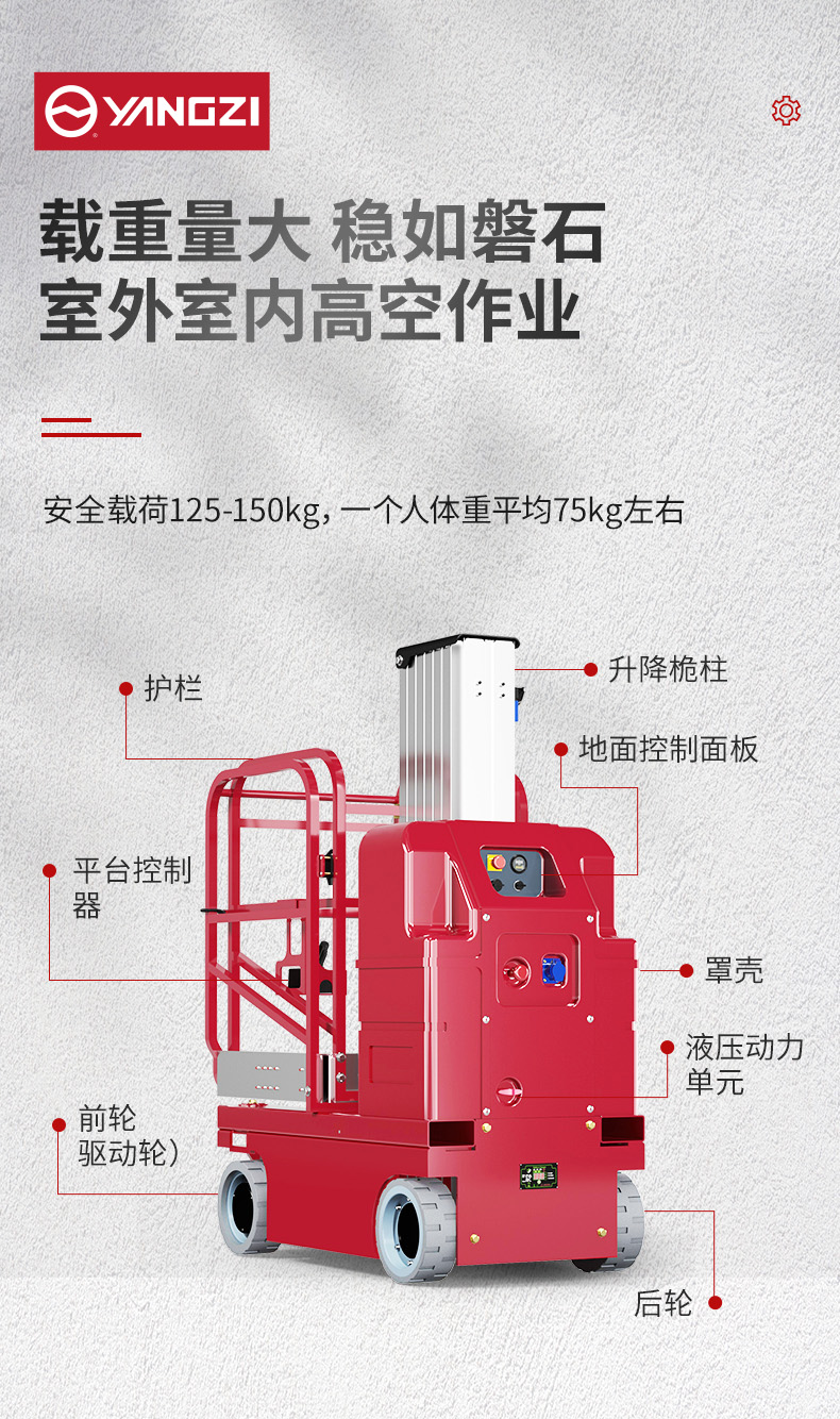 扬子升降平台DZ1 升降机(图7)