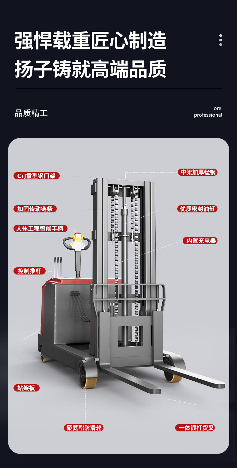 扬子前移式站驾堆高车CQD-J(图11)